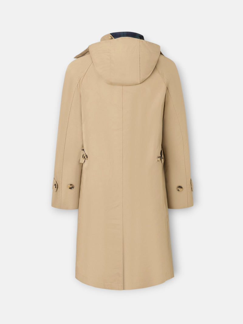 Gabardina larga beige