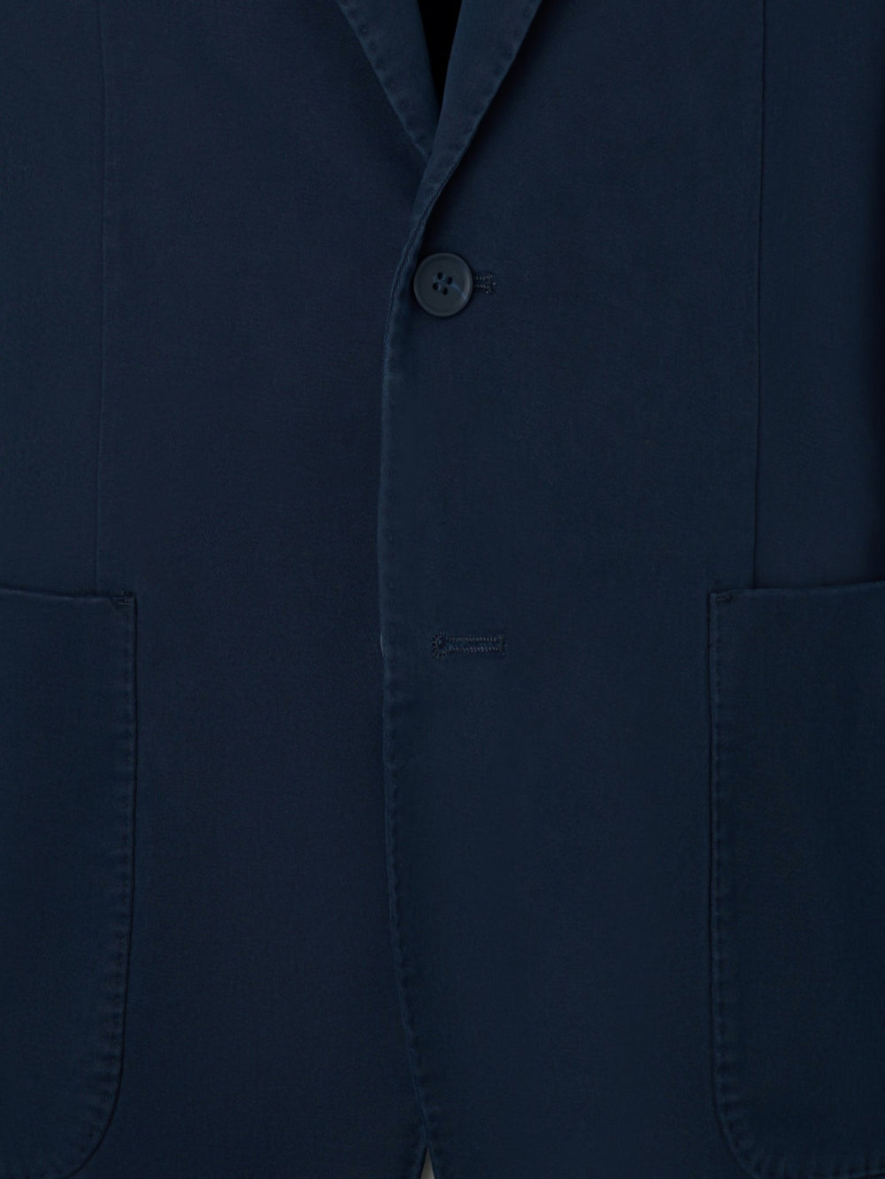Americana casual recta azul marino