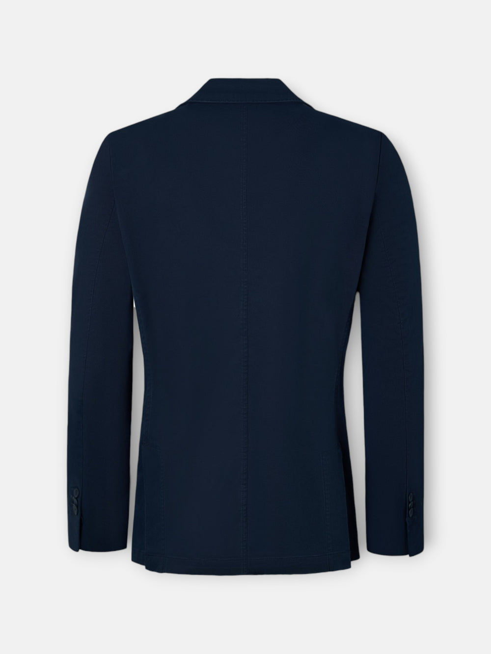 Americana casual recta azul marino