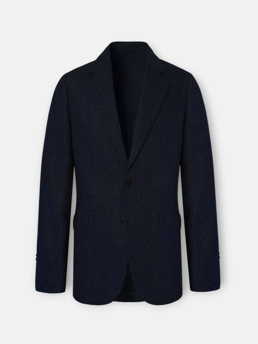 Americana espiga azul marino