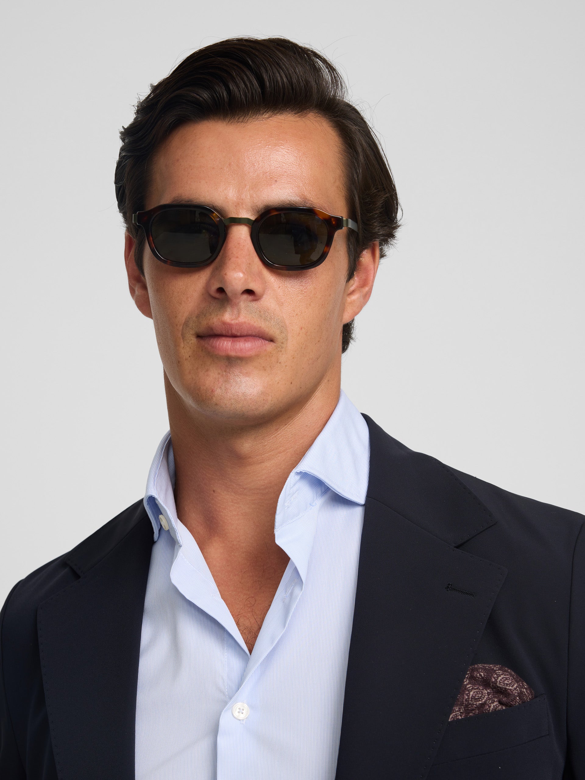Blazer técnico azul-marinho