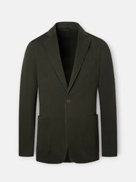 Blazer casual reto verde