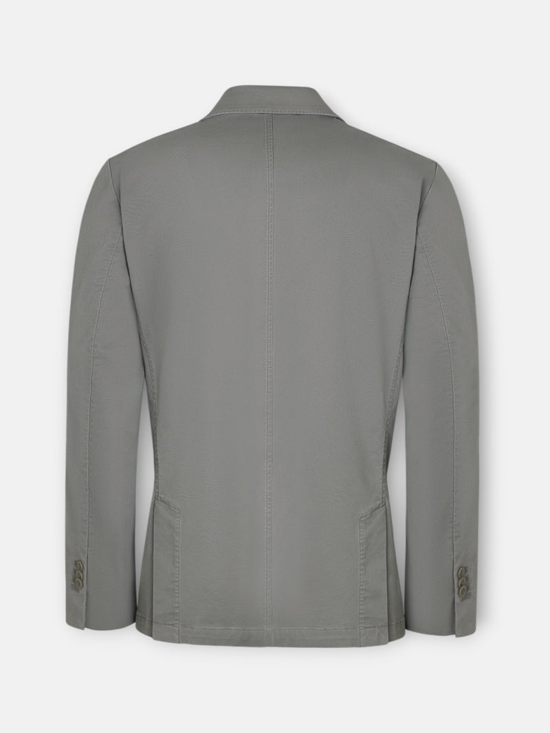 Veste décontractée droite kaki