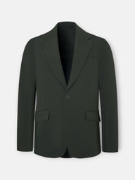 Green technical blazer