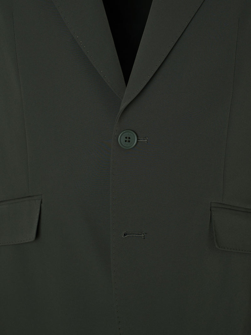 Green technical blazer