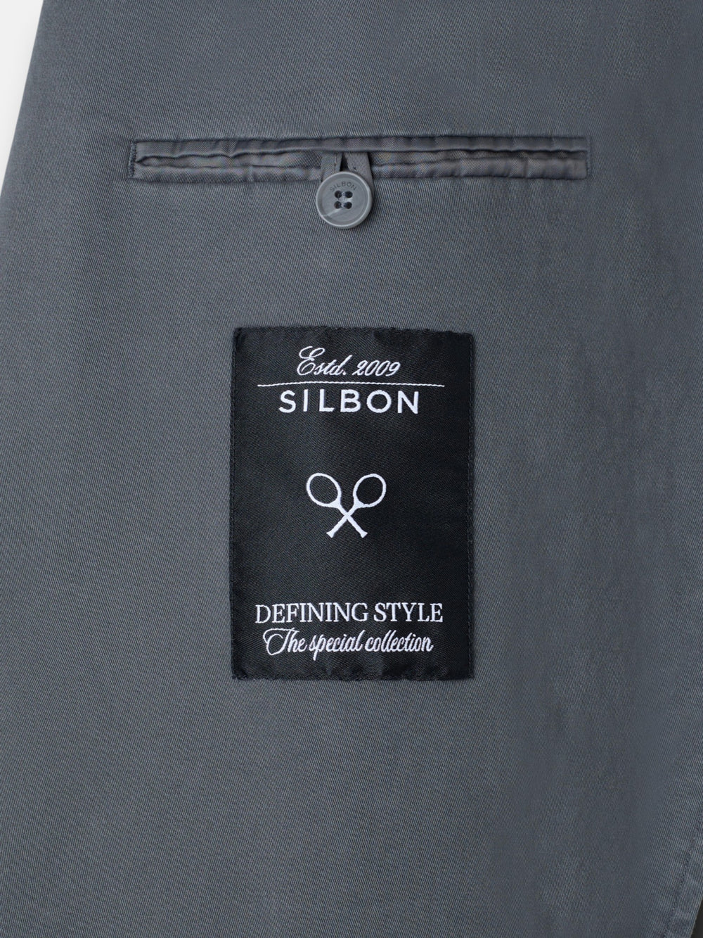 Americana casual recta gris