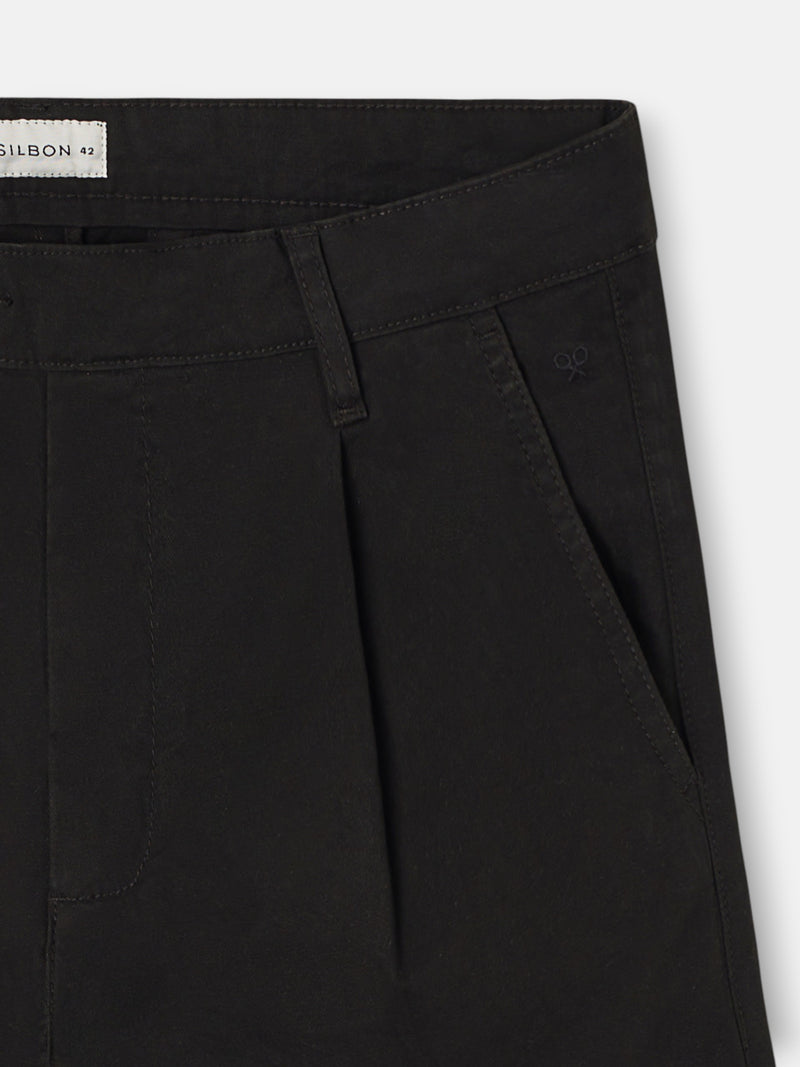 Pantalon sport chino pinza marron