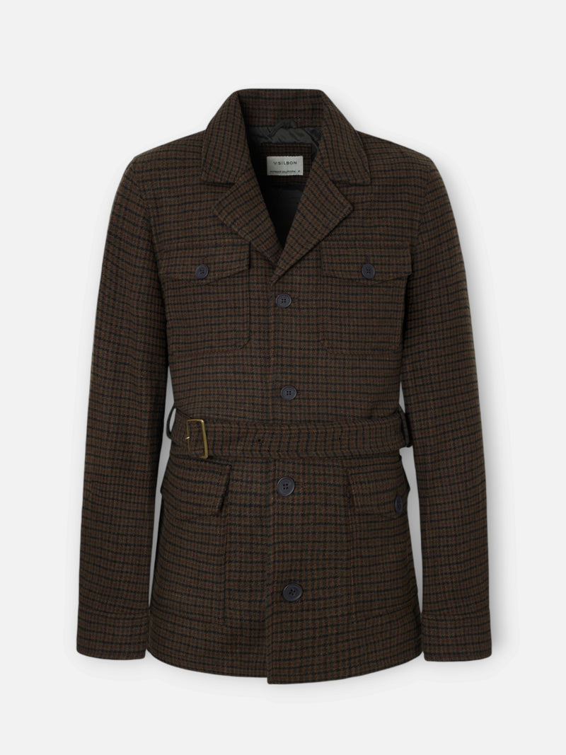 Houndstooth Safari Jacket