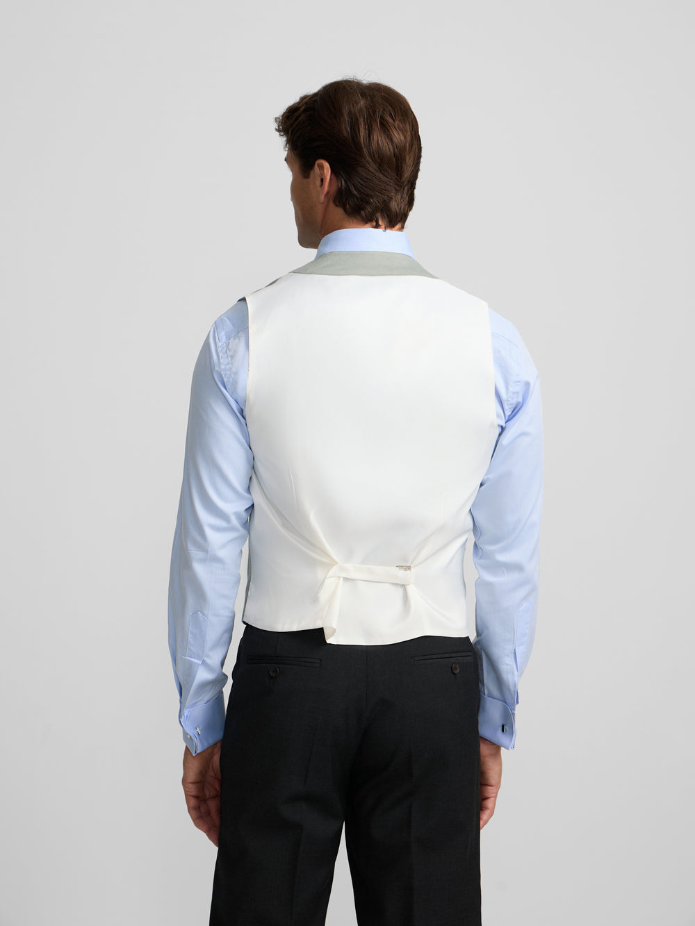 Chaleco chaque cuello clasico verde