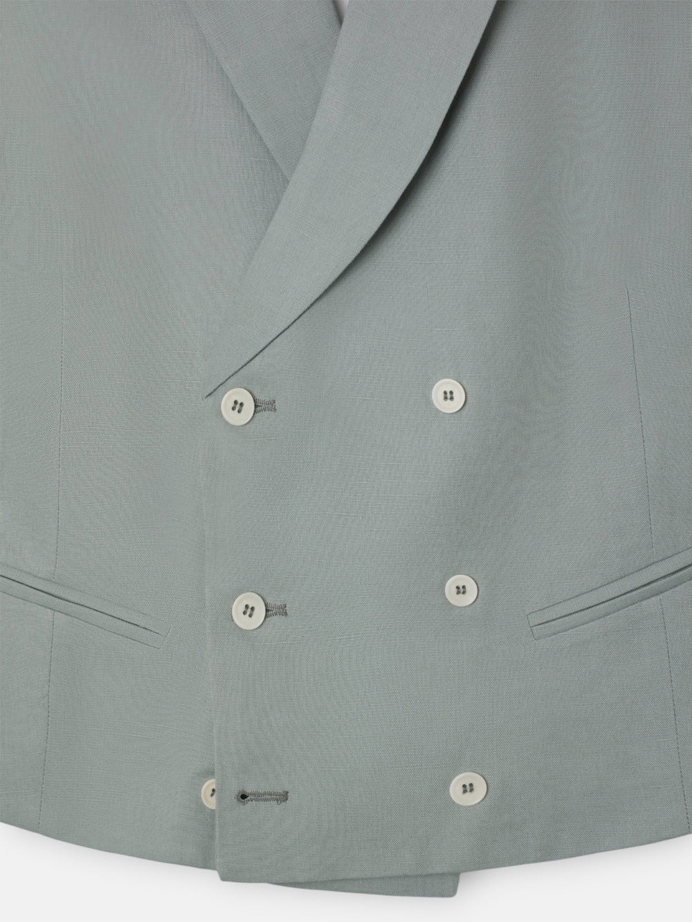 Chaleco chaque cuello clasico verde