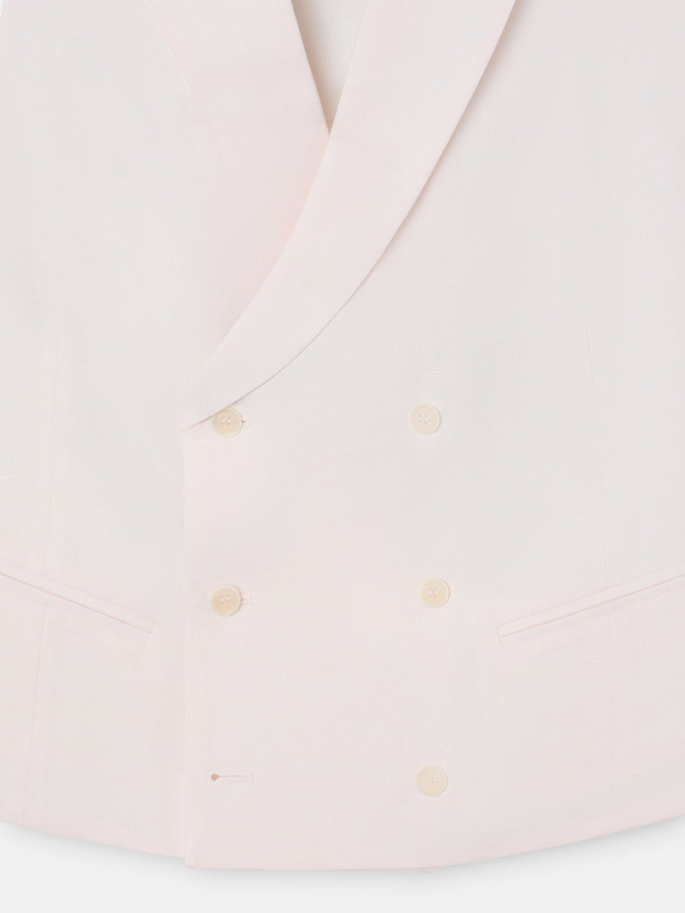 Chaleco chaque cuello clasico rosa