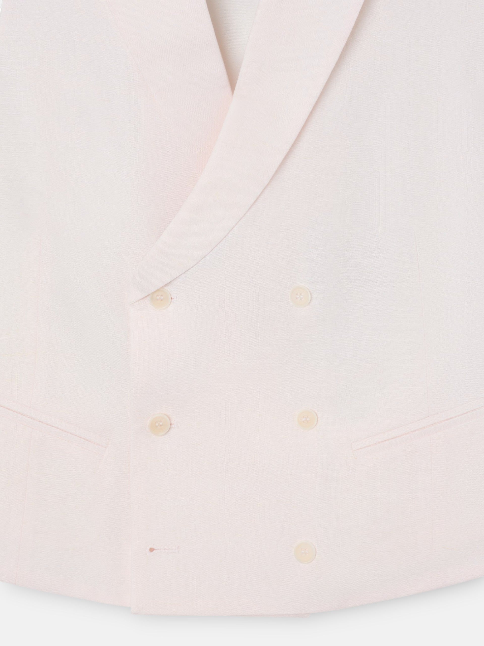 Chaleco chaque cuello clasico rosa