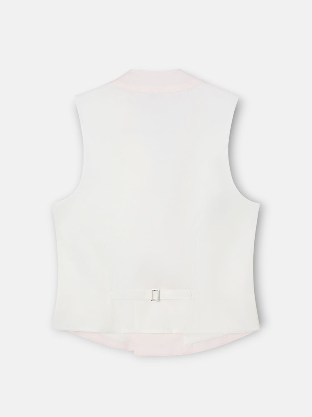 Chaleco chaque cuello clasico rosa