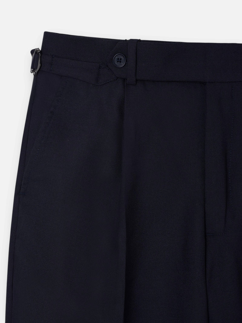 Pantalon vestir prolonga pinzas azul marino