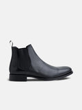 Bota chelsea unique piel negra