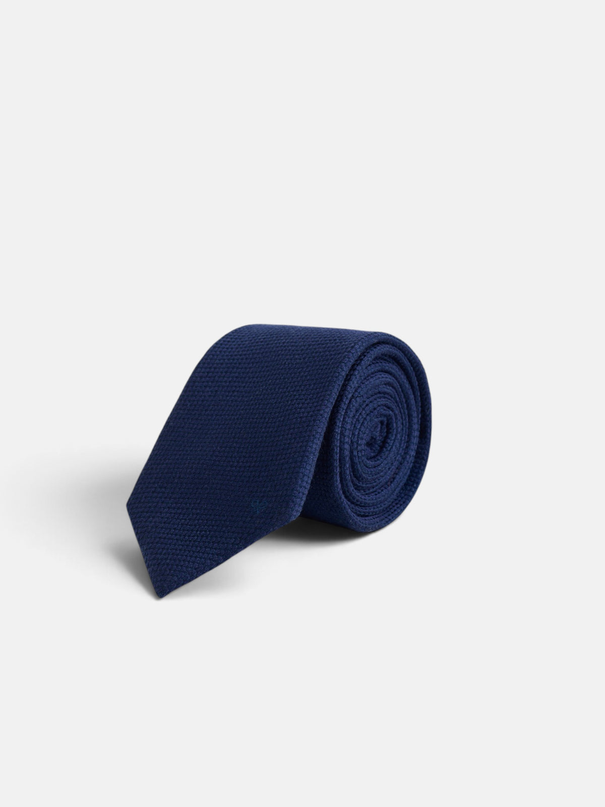 Gravata estrutura azul-marinho
