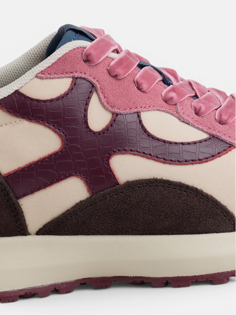 RACKETS09 sneakers in pink and off-white