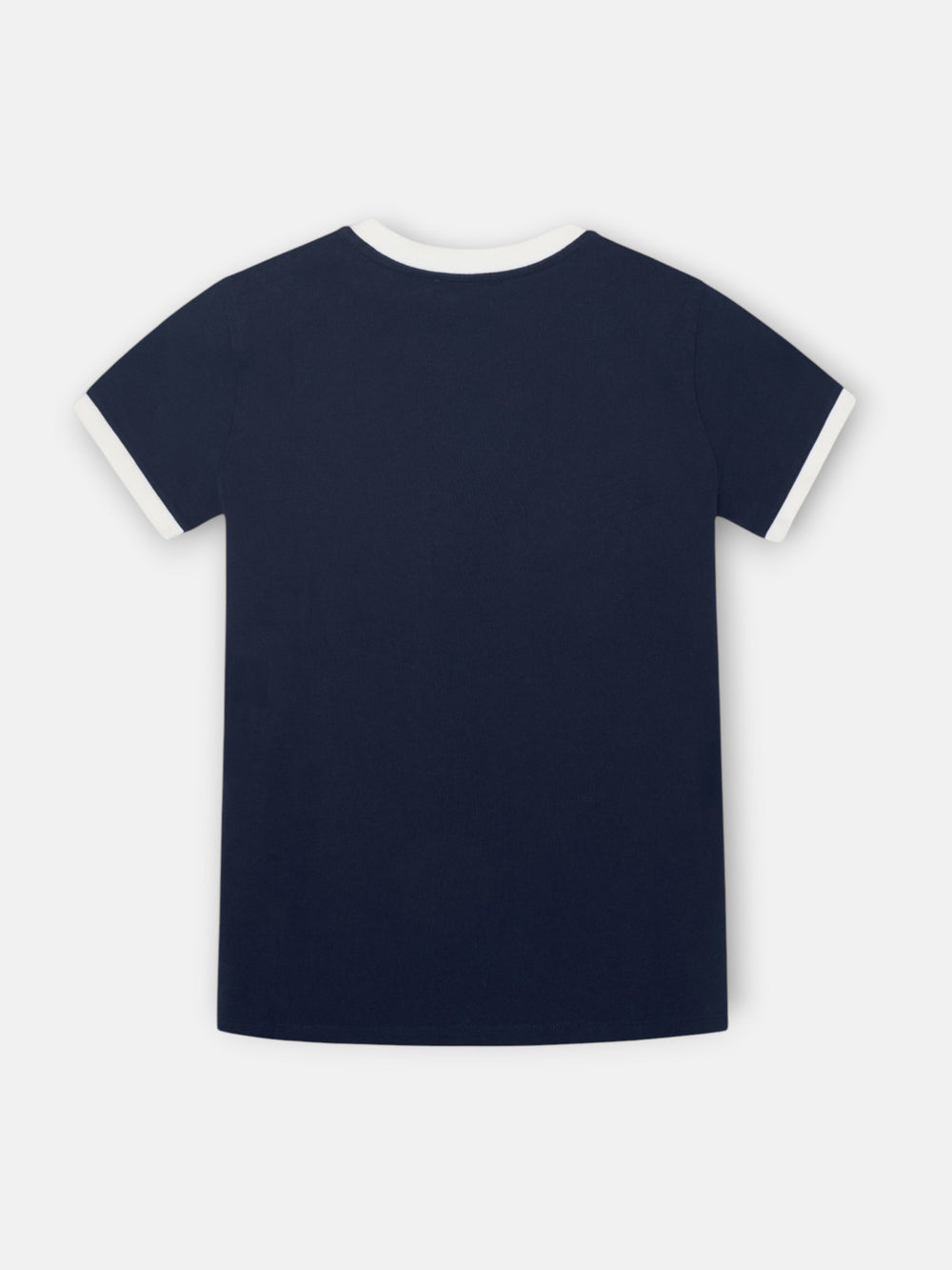 Camiseta woman silbon raqueta contraste azul