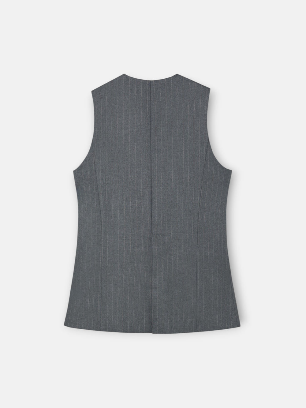 Chaleco rayas diplomaticas gris