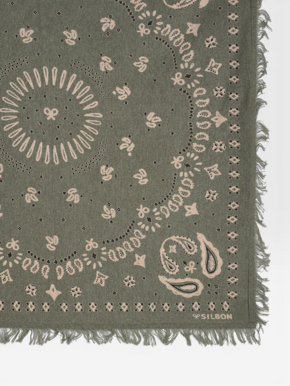 Bandana de malha pequena verde