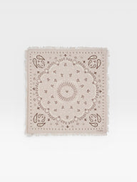 Small raw knit bandana