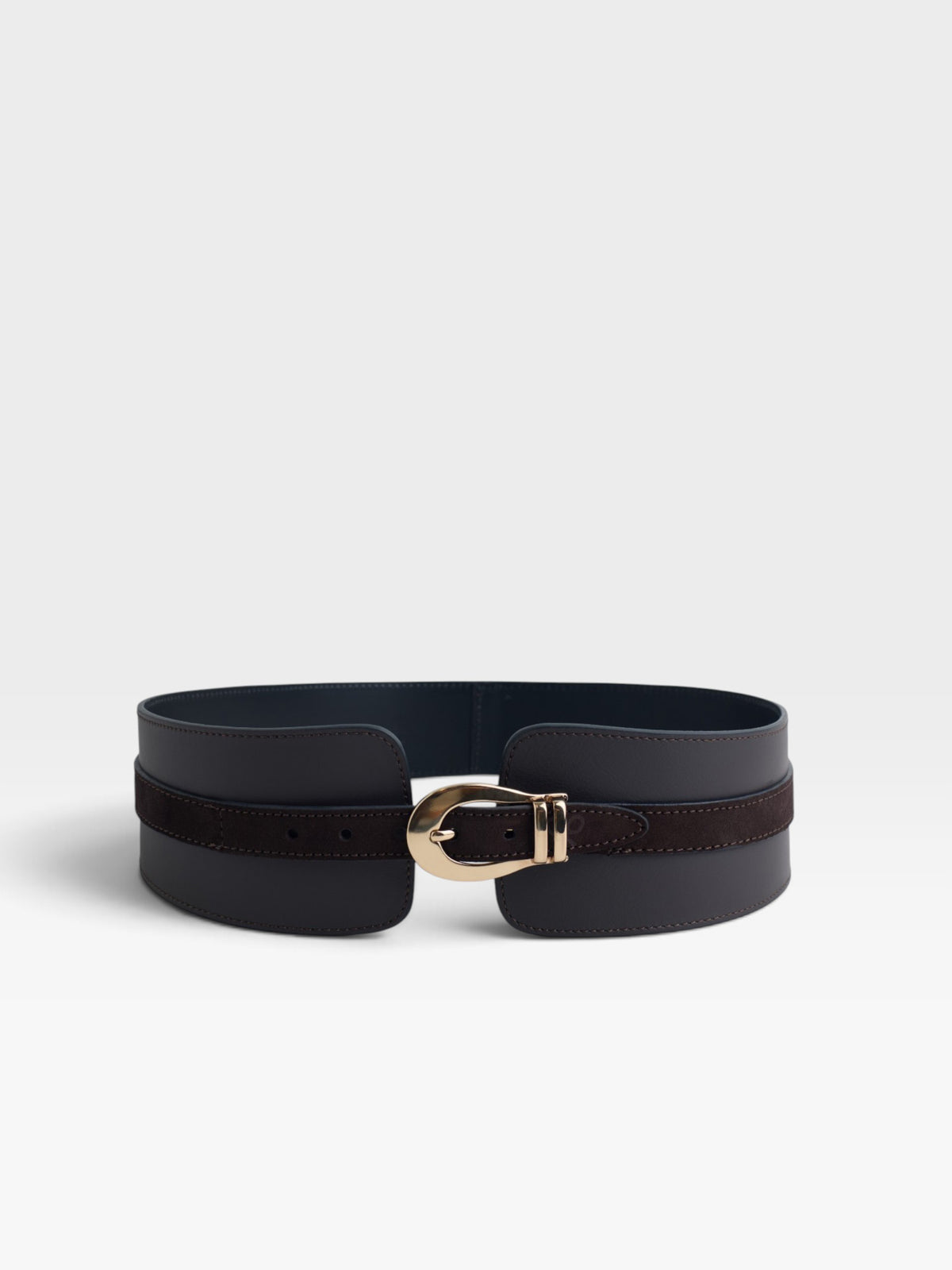 Ceinture en cuir marron