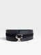Ceinture en cuir noir