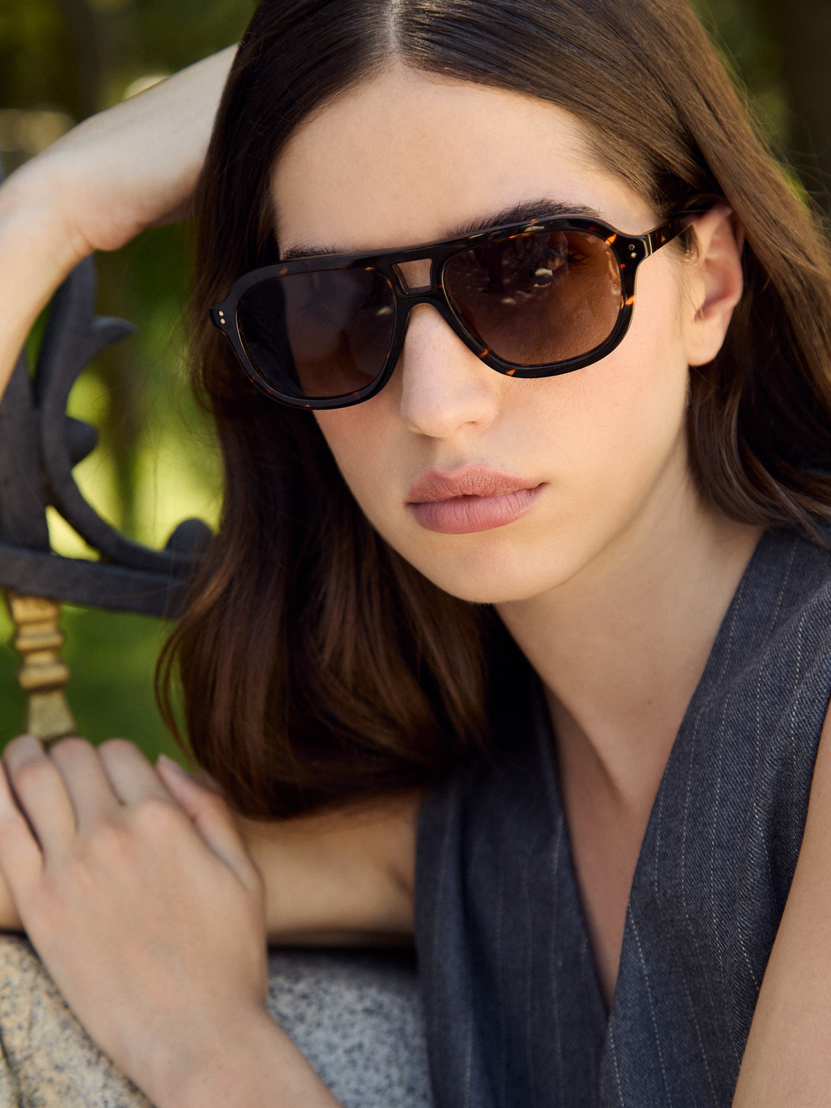 Lunettes de soleil MOXSILBON aurea écaille