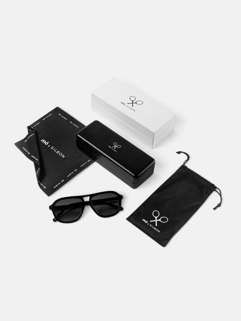 MOXSILBON Aurea Black Sunglasses