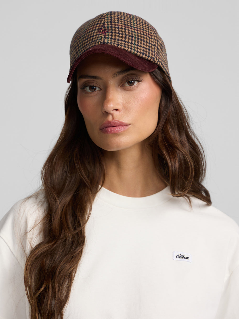 Camiseta woman parche silbon blanco