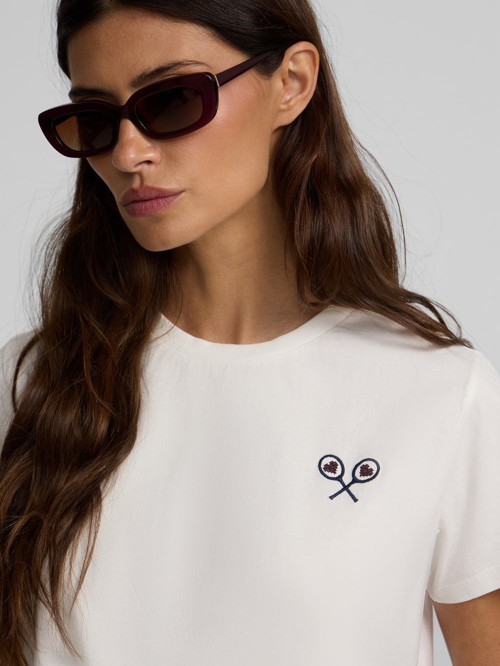 Camiseta woman lucky love crudo