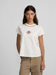 Camiseta woman bordado etnico crudo