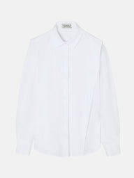 Camisa estructurada espiga blanco