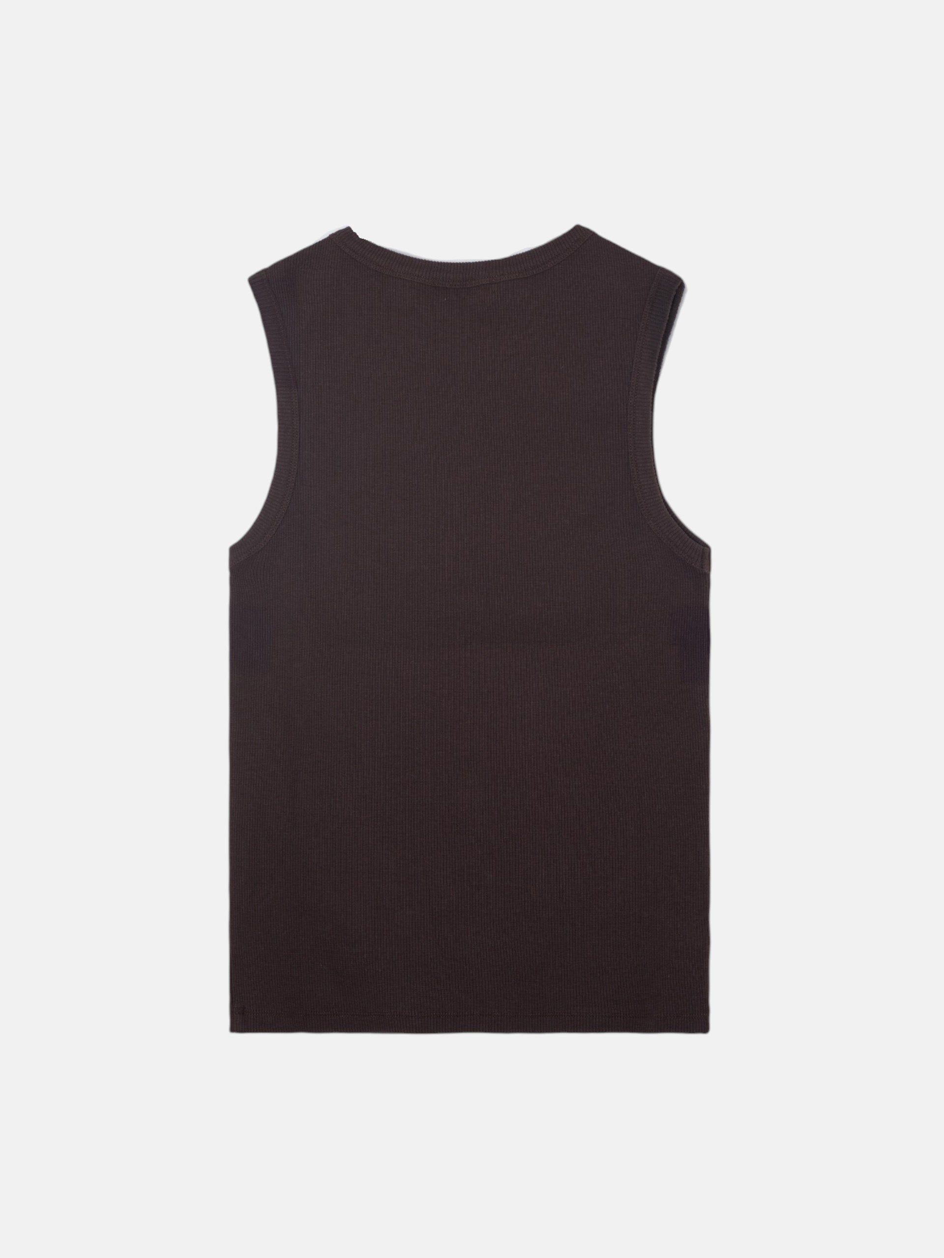 Débardeur femme avec clous marron