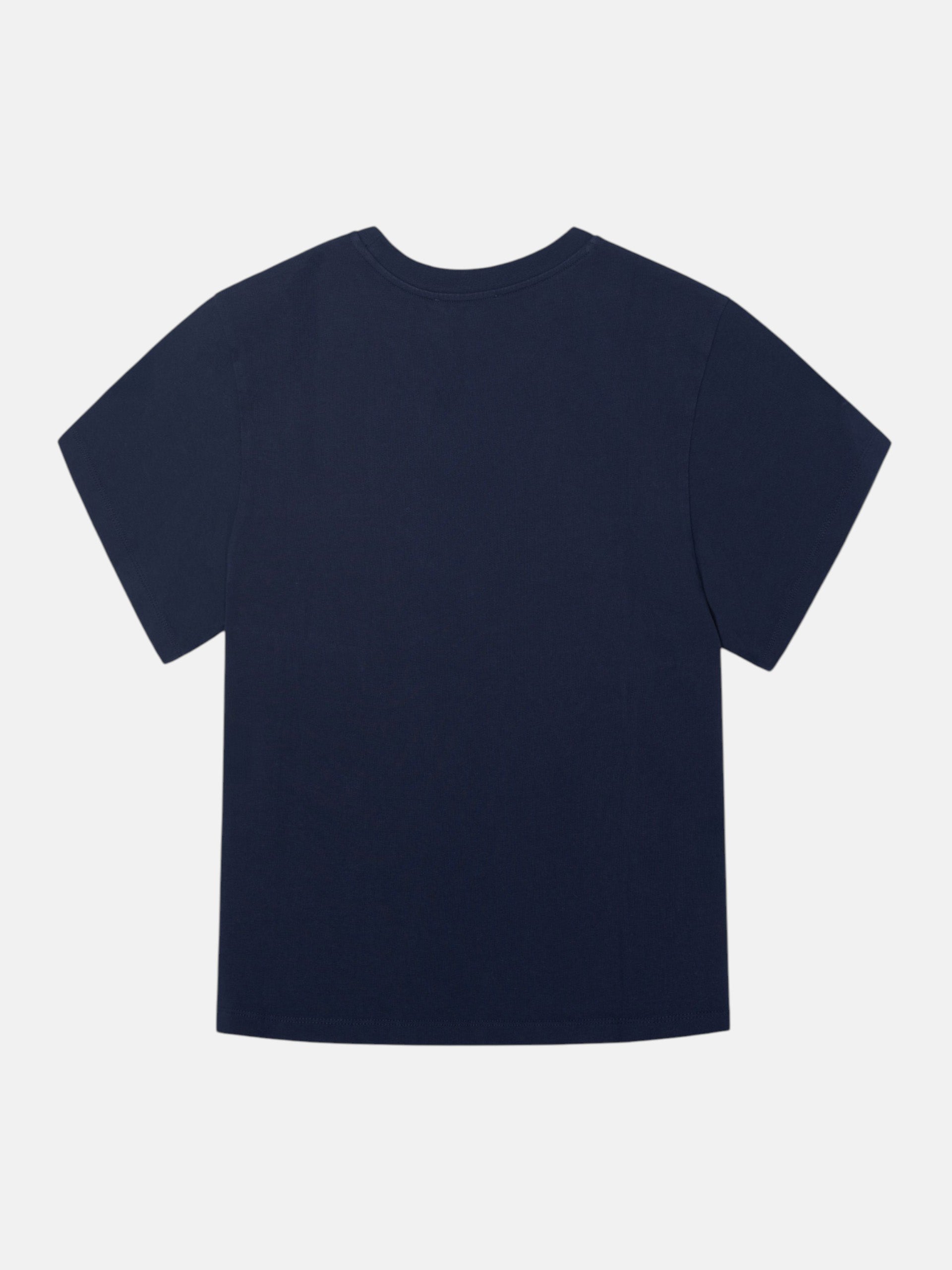 Camiseta woman parche silbon azul marino
