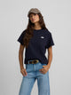 Camiseta woman parche silbon azul marino