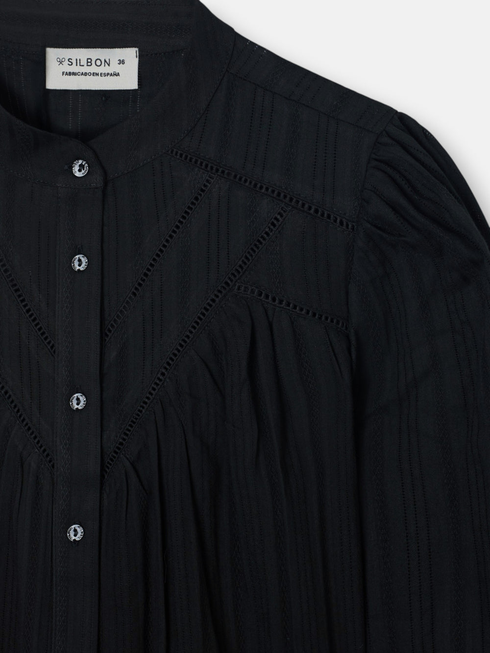 Blouse romantique noire