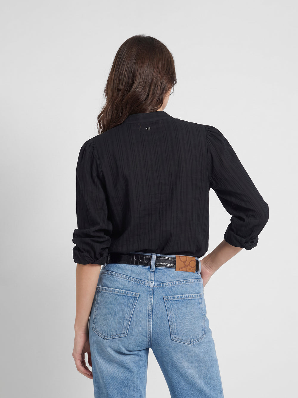 Blouse romantique noire