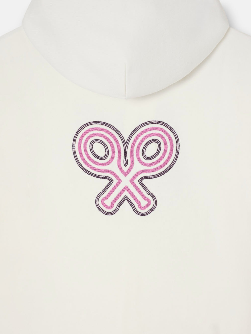 Sudadera woman capucha pañuelo crudo