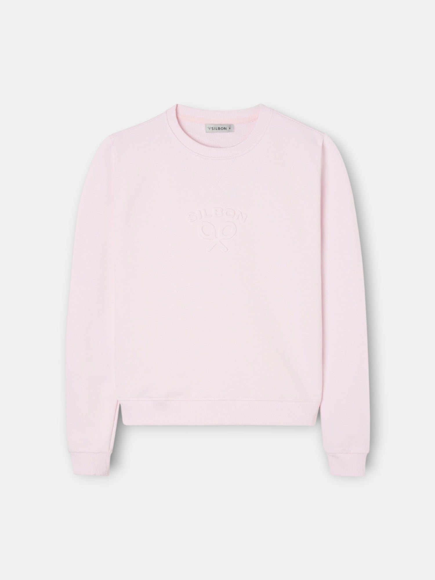 Sweatshirt mulher silbon clássica rosa