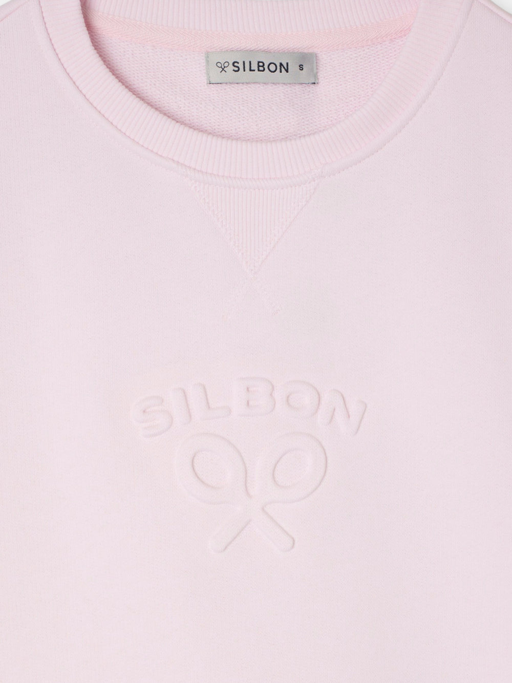 Sudadera woman silbon clasica rosa