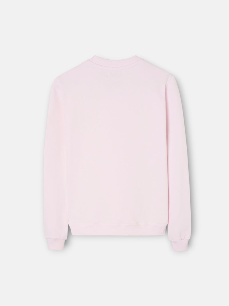 Sweat-shirt femme Silbon classique rose