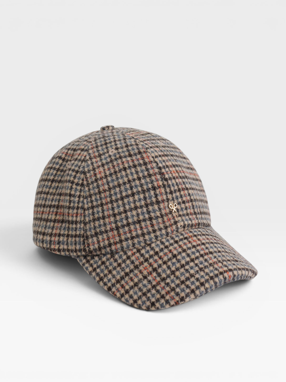 Gorra silbon cuadros multicolor