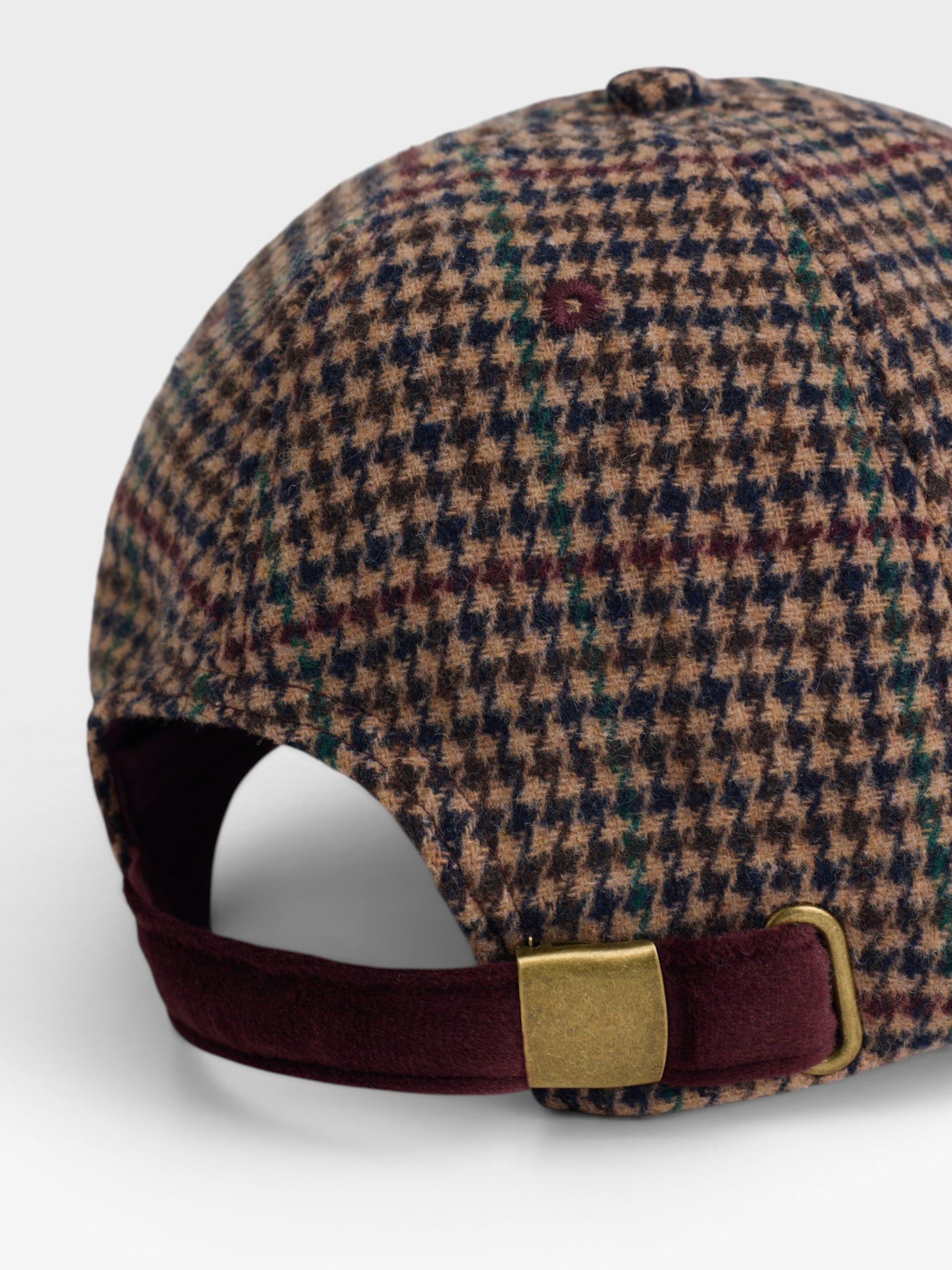 Casquette Silbon à carreaux multicolores
