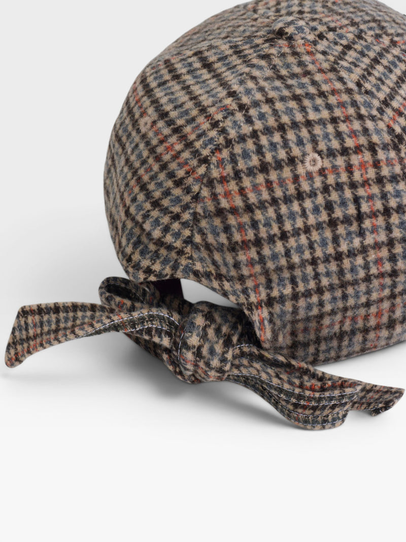 Casquette Silbon à carreaux multicolores