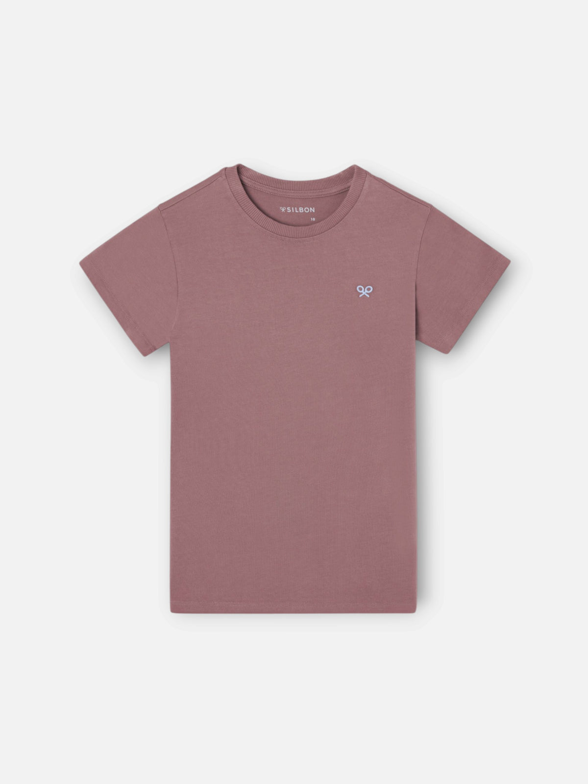Camiseta kids minilogo burdeos