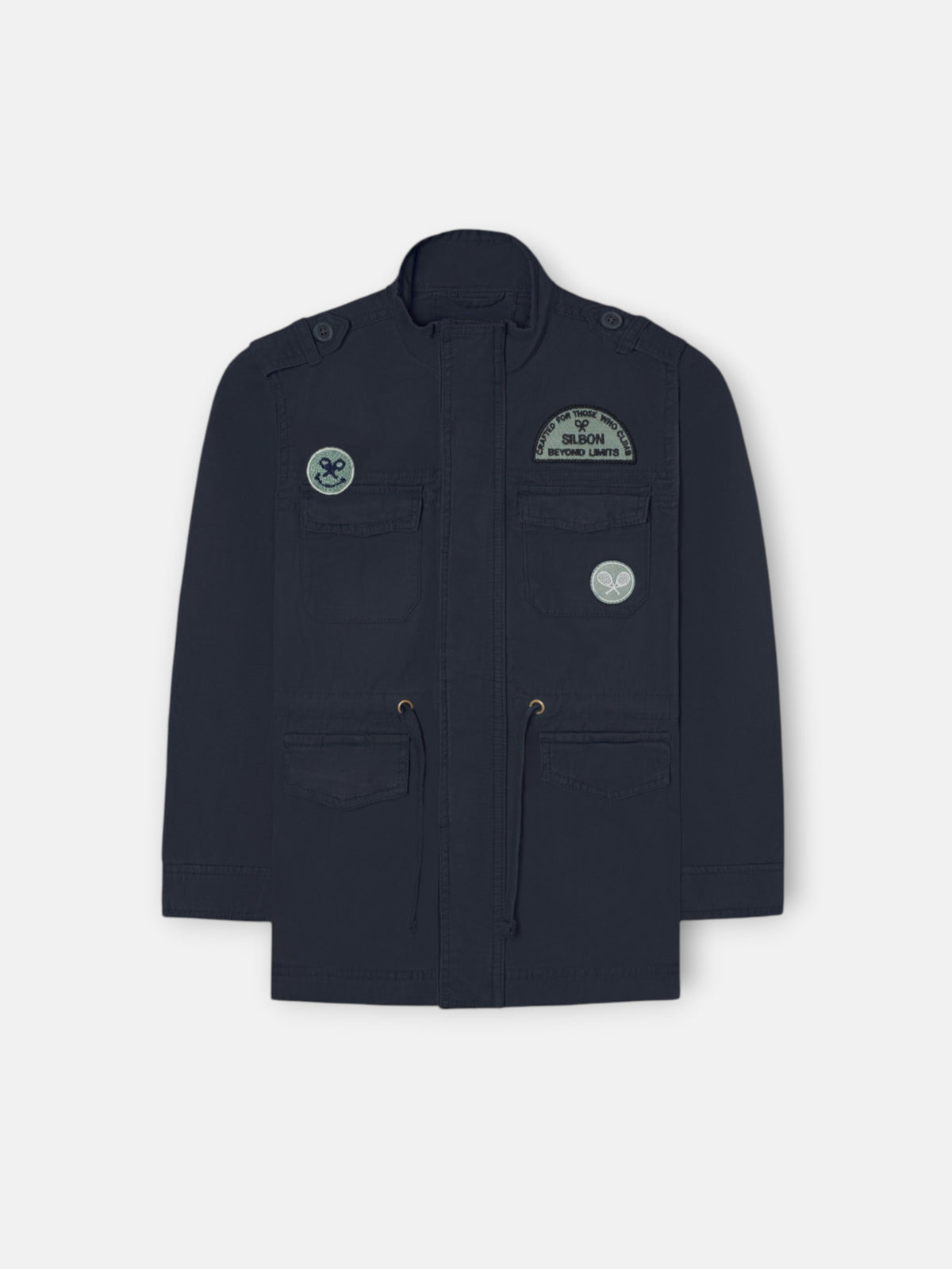 Veste enfant militaire patchs marine