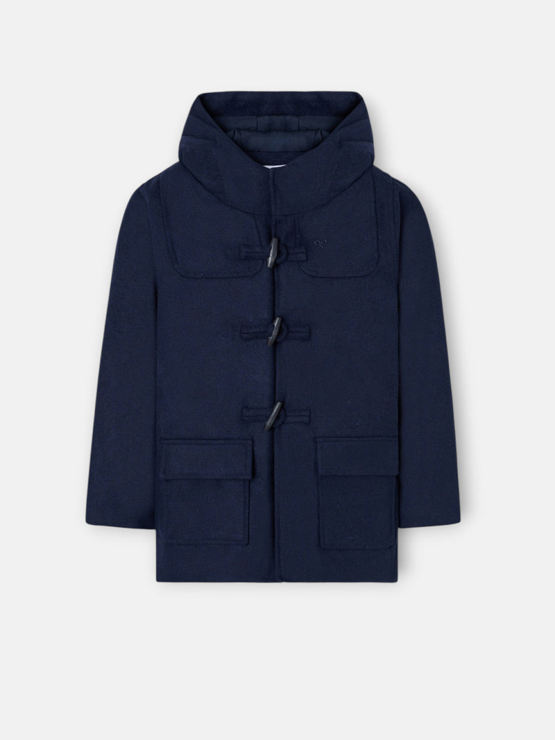 Abrigo kids clasico azul marino