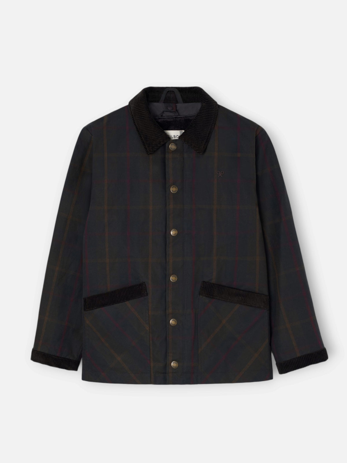 Manteau enfant ciré à carreaux