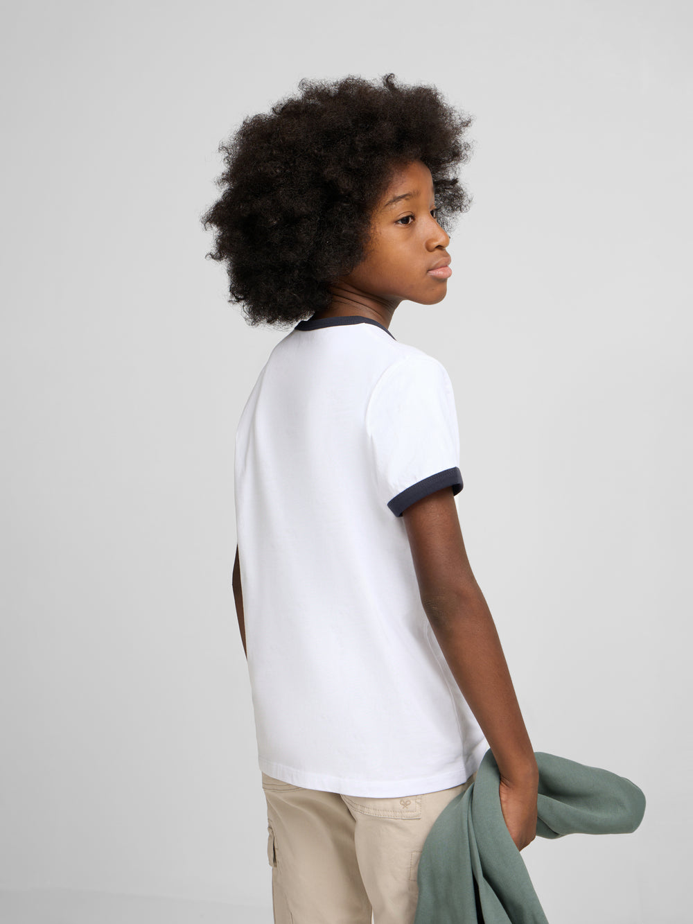 Kids white "Game On" t-shirt